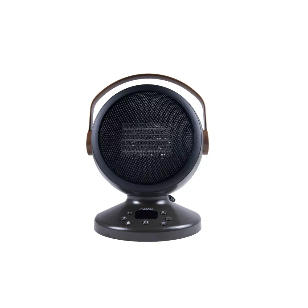 [LPHS101254] Cascade Portable Heater with Handle Black