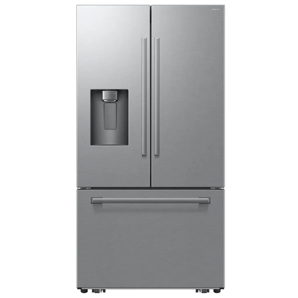 Samsung Bespoke AI Counter-Depth Sphere Ice 26-cu ft 36-in Wide French Door Refrigerator with Dual Ice Maker