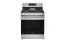 LG 30-in 5 burners 6.3-cu ft Air Fry Convection Oven Freestanding Natural Gas Range ( Stainless Steel )