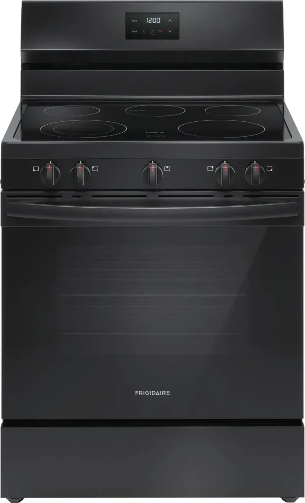 Frigidaire 30-in 4 burners 5.3-cu ft Freestanding Electric Range (Black)