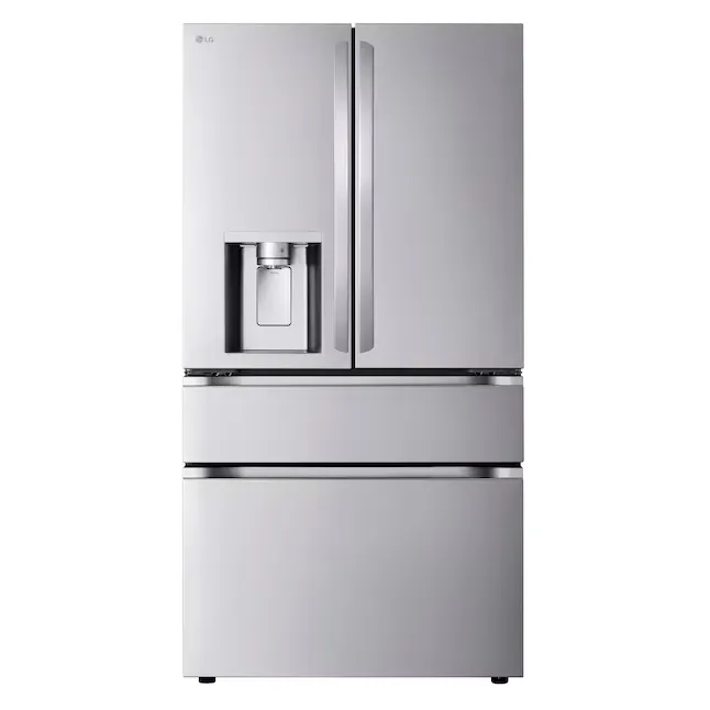 LG Standard-Depth 28.6-cu ft 36-in Wide French Door Refrigerator with Dual Ice Maker