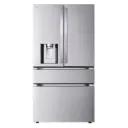 LG Standard-Depth 28.6-cu ft 36-in Wide French Door Refrigerator with Dual Ice Maker