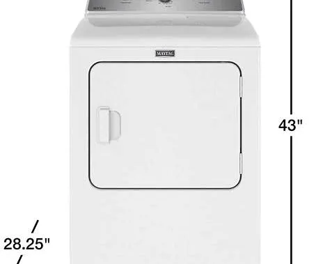 Maytag Wrinkle Prevent 7.0-cu ft Vented Electric Dryer ( White )