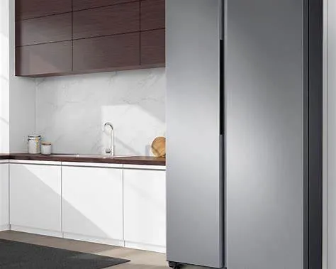 Samsung Bespoke AI 28-cu ft Standard-Depth 36-in Wide Side-by-Side Refrigerator Smart Compatible with Ice Maker with Ice Dispenser ( Fingerprint Resistant Stainless Steel )