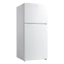 Midea Fingerprint Resistant 20.5-cu ft Standard-Depth 30-in Wide Top-Freezer Refrigerator ( White ) Garage Ready ENERGY STAR Certified