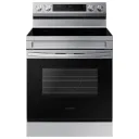 Samsung 30-in Glass Top 5 burners 6.3-cu ft Air Fry Convection Oven Freestanding Electric Range