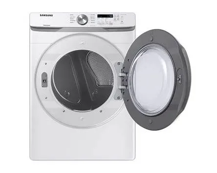 Samsung 7.5-cu ft Stackable Vented Electric Dryer ( White )