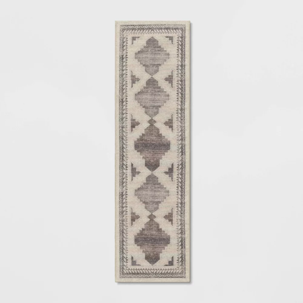 4'x6' Washable Cromwell Printed Persian Style Rug Tan - Threshold
