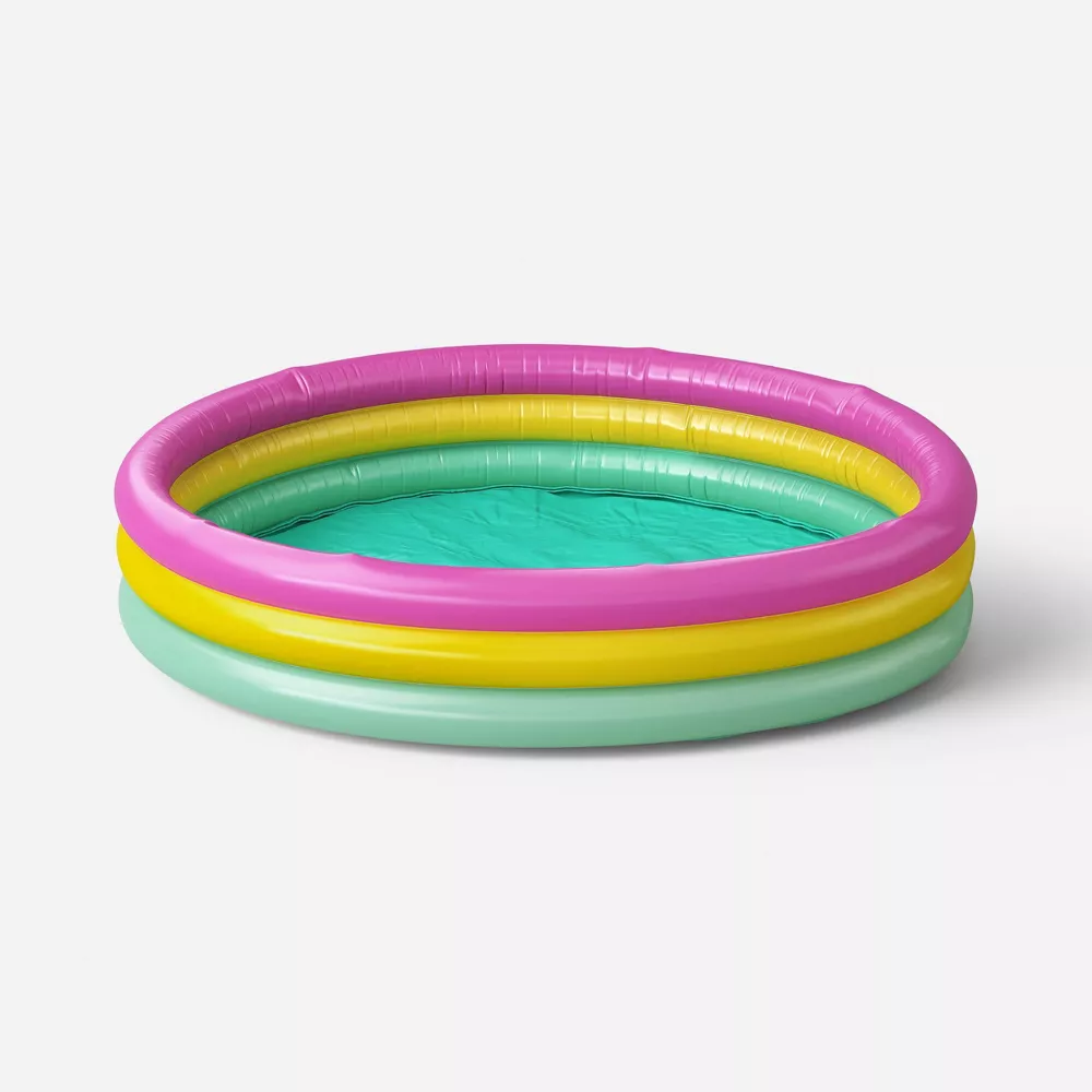 3 Ring Pool - Sun Squad Blue: Inflatable for Kids Age 3 and Up