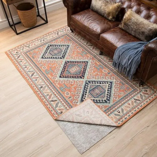 10'x14' Premium Dual Surface Rug Pad Beige - Mohawk Home: Skid-Resistant Carpet Pad, Polyester & Latex Backing